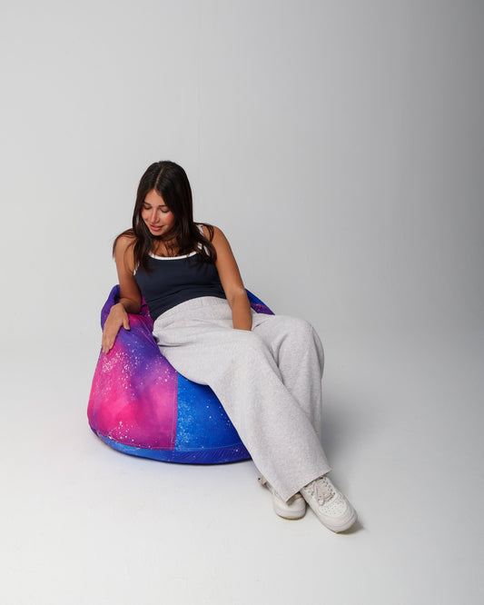 Galaxy Dream Sabia Bean Bag (95x70 cm) – Lightweight & Ultra-Soft